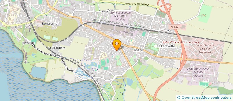 localisation de l'entreprise MADAME MAEVA NEDELEC  AYTRE