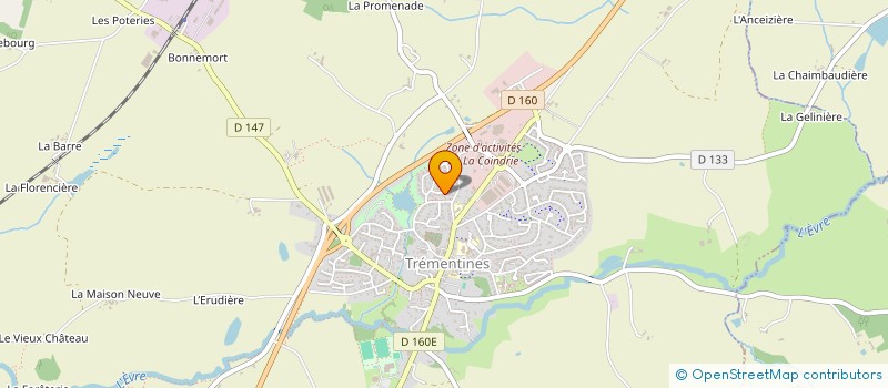 localisation de l'entreprise MADAME MAEVA OGER  TREMENTINES