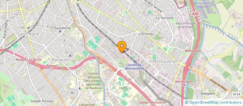 localisation de l'entreprise MADAME MAEVA ONAMBELE à TOULOUSE
