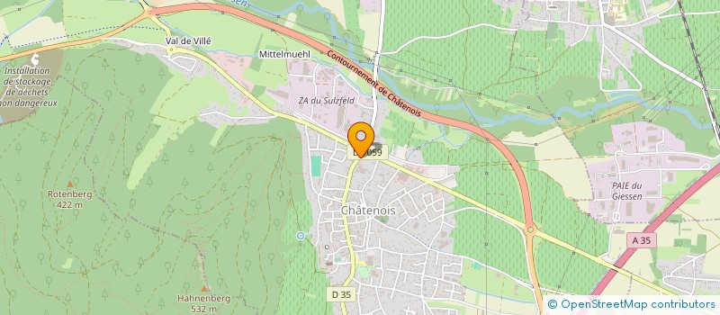 localisation de l'entreprise MADAME MAEVA PACK  CHATENOIS