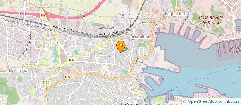 localisation de l'entreprise MADAME MAEVA PAOLILLO  LA SEYNE-SUR-MER