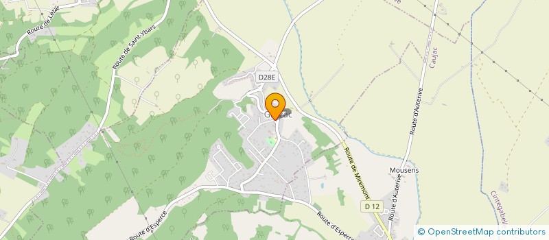 localisation de l'entreprise MADAME MAEVA PASSEREAU  GRAZAC