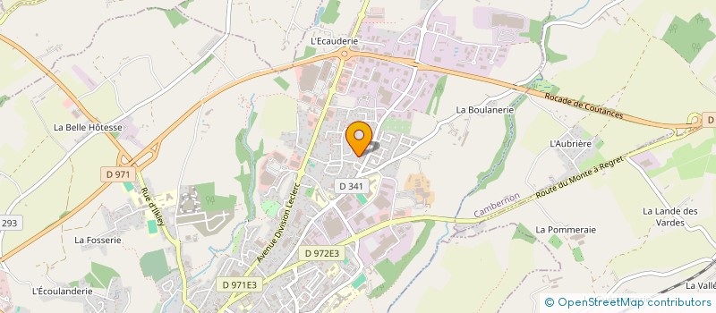 localisation de l'entreprise MADAME MAEVA PEREIRA  COUTANCES