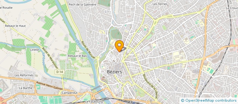 localisation de l'entreprise MADAME MAEVA PETIT  BEZIERS