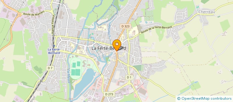 localisation de l'entreprise MADAME MAEVA PICARD à LA FERTE-BERNARD