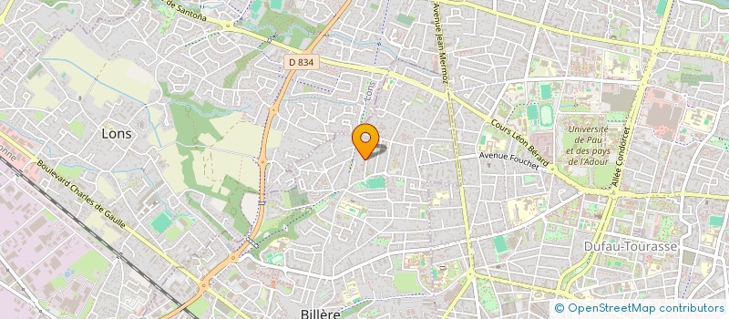 localisation de l'entreprise MADAME MAEVA PINSON  BILLERE