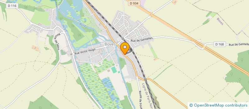 localisation de l'entreprise MADAME MAEVA POIRE  PONT-NOYELLES