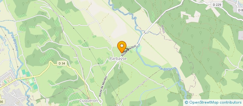 localisation de l'entreprise MADAME MAEVA POMBIEILH  PARBAYSE