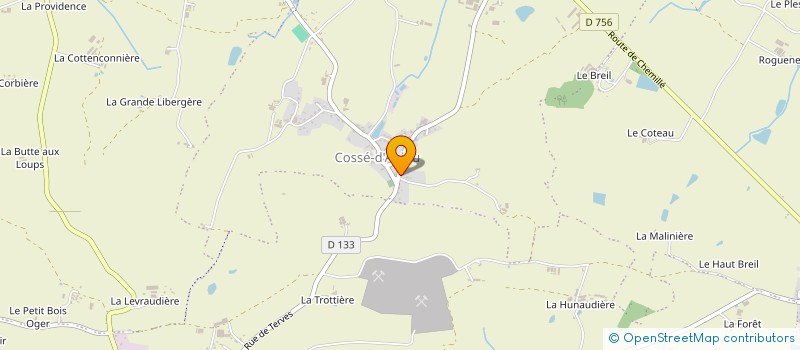 localisation de l'entreprise MADAME MAEVA POTIER  CHEMILLE-EN-ANJOU