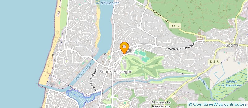 localisation de l'entreprise MADAME MAEVA PY  SOORTS-HOSSEGOR