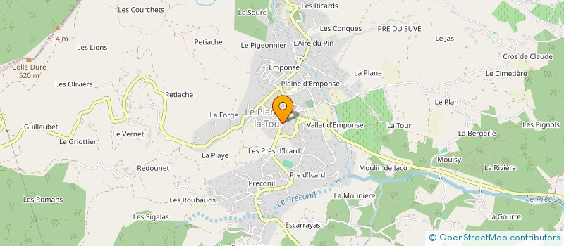 localisation de l'entreprise MADAME MAEVA QUINTO à LE PLAN-DE-LA-TOUR