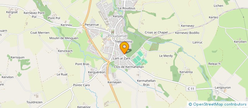 localisation de l'entreprise MADAME MAEVA RAMON  KERNILIS