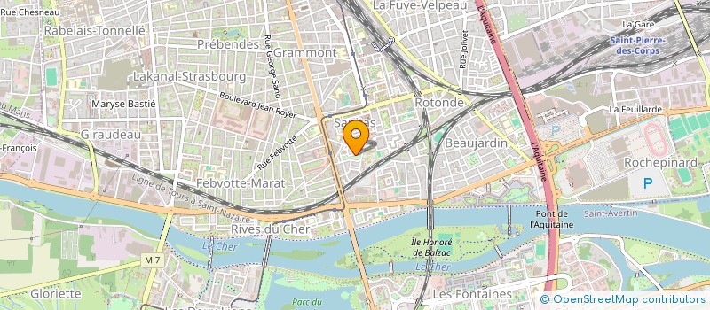 localisation de l'entreprise MADAME MAEVA RANSAY  TOURS