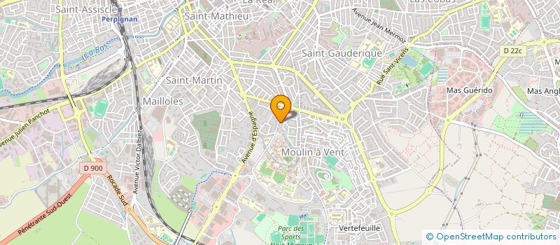 localisation de l'entreprise MADAME MAEVA RAYMOND à PERPIGNAN