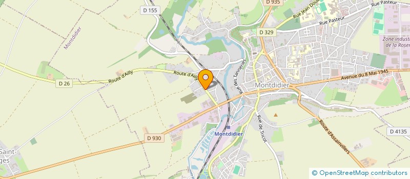 localisation de l'entreprise MADAME MAEVA RETCHNOU à MONTDIDIER