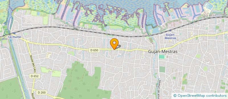 localisation de l'entreprise MADAME MAEVA REY  GUJAN-MESTRAS