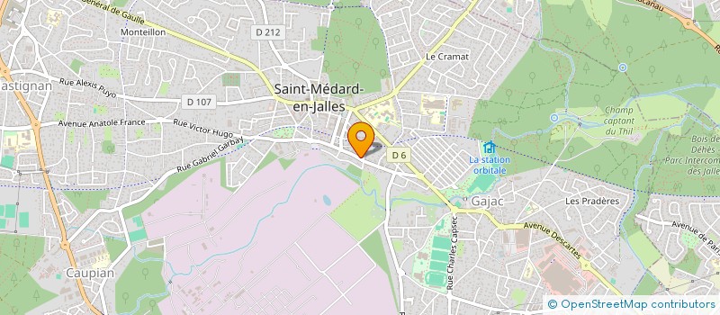 localisation de l'entreprise MADAME MAEVA ROCHAIS  MERIGNAC