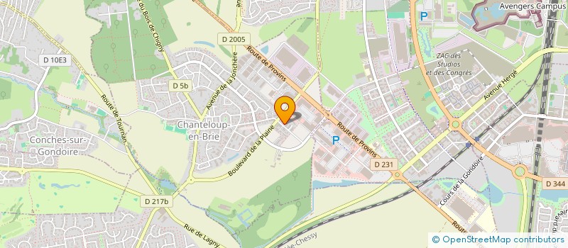 localisation de l'entreprise MADAME MAEVA ROGER  CHANTELOUP-EN-BRIE