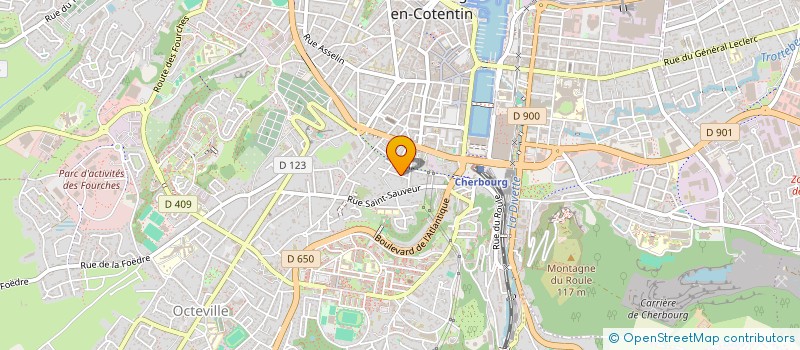 localisation de l'entreprise MADAME MAEVA ROMANE LEILA ROPERS  CHERBOURG-EN-COTENTIN