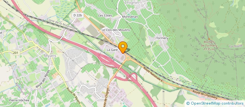 localisation de l'entreprise MADAME MAEVA ROSSIGNOL  CHIGNIN