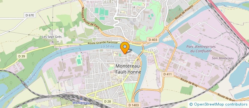 localisation de l'entreprise MADAME MAEVA ROUSSEAU  MONTEREAU-FAULT-YONNE