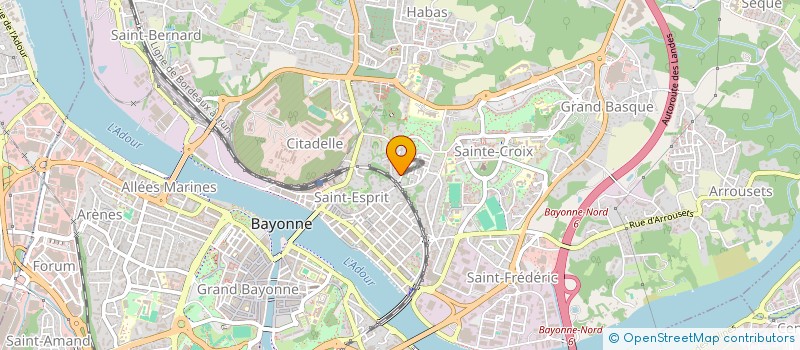 localisation de l'entreprise MADAME MAEVA RUBIO--PANNEKOUCKE  BAYONNE