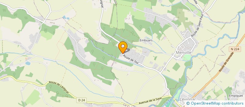 localisation de l'entreprise MADAME MAEVA RUBIOLA  MENVILLE