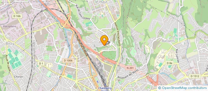 localisation de l'entreprise MADAME MAEVA RUIZ  CHAMBERY