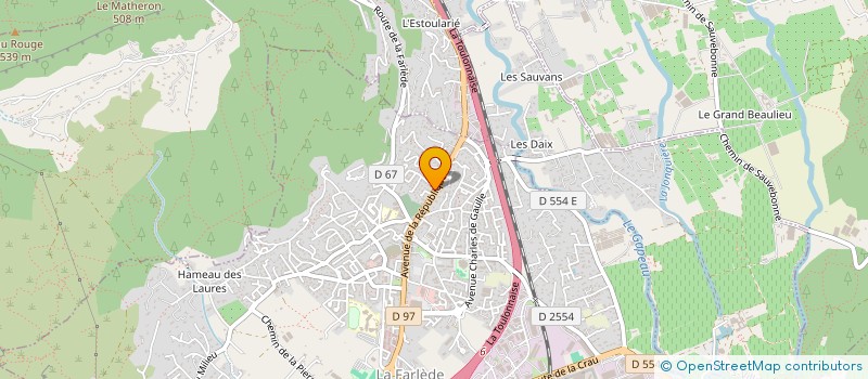 localisation de l'entreprise MADAME MAEVA RUTILY  LA FARLEDE