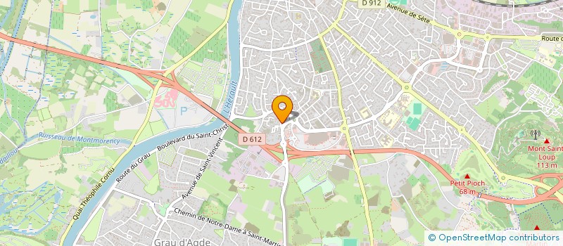 localisation de l'entreprise MADAME MAEVA SAIZ MASEGOSA  AGDE