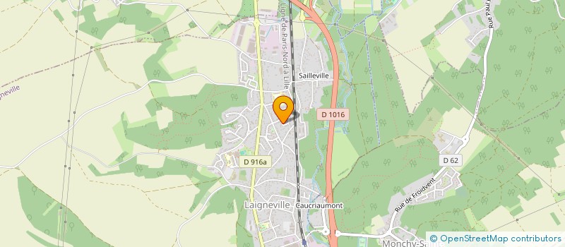 localisation de l'entreprise MADAME MAEVA SALAH  LAIGNEVILLE