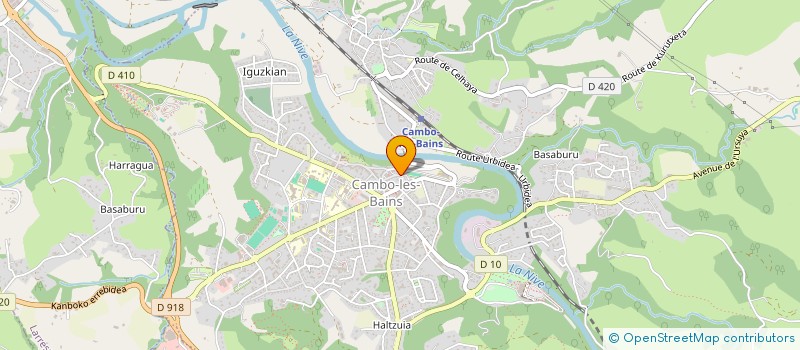 localisation de l'entreprise MADAME MAEVA SALLABERRY  CAMBO-LES-BAINS