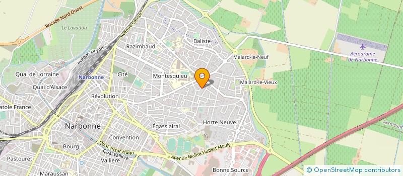 localisation de l'entreprise MADAME MAEVA SANCHEZ  NARBONNE