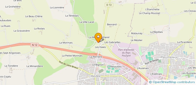 localisation de l'entreprise MADAME MAEVA SANGRIGOLI  BEDEE