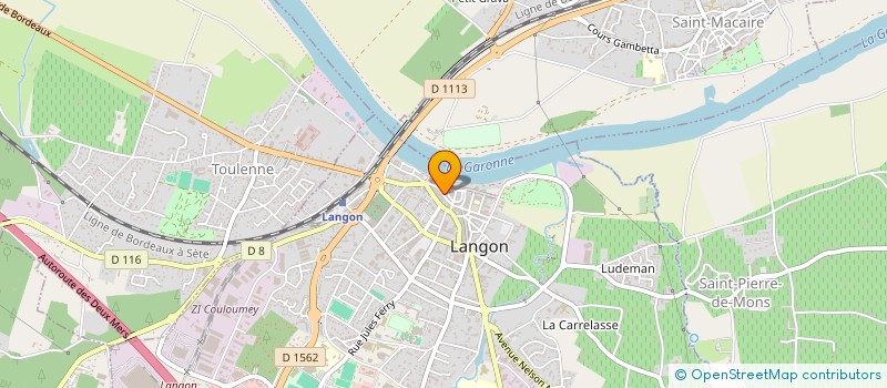 localisation de l'entreprise MADAME MAEVA SAVATTE  LANGON