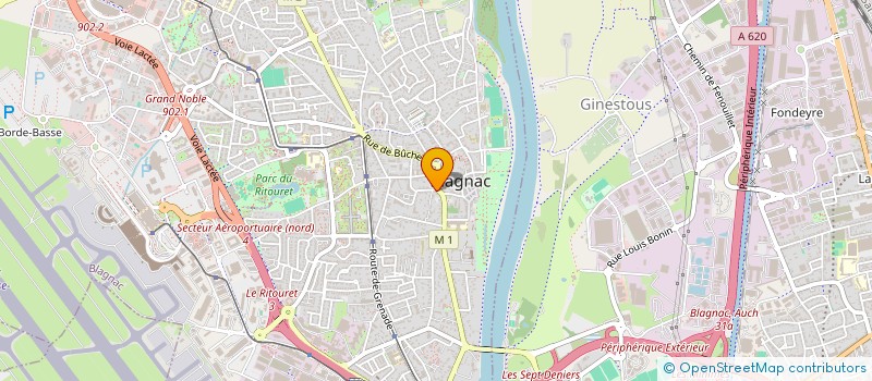 localisation de l'entreprise MADAME MAEVA SERIS à BLAGNAC