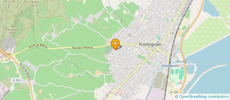 localisation de l'entreprise MADAME MAEVA SERRA à FRONTIGNAN