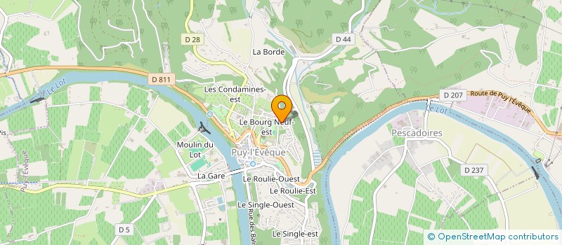 localisation de l'entreprise MADAME MAEVA SERRANO  PUY-L'EVEQUE