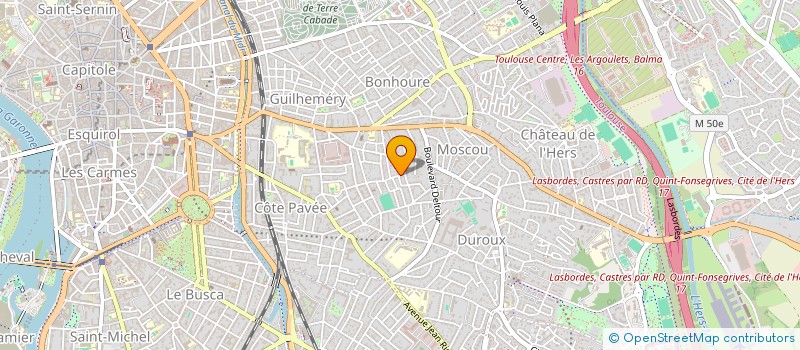 localisation de l'entreprise MADAME MAEVA SEURIN à TOULOUSE