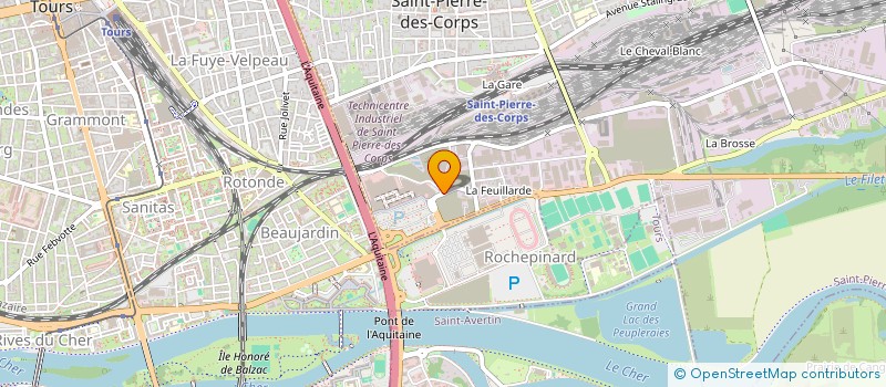 localisation de l'entreprise MADAME MAEVA SEVIN-MACHADO  SAINT-PIERRE-DES-CORPS