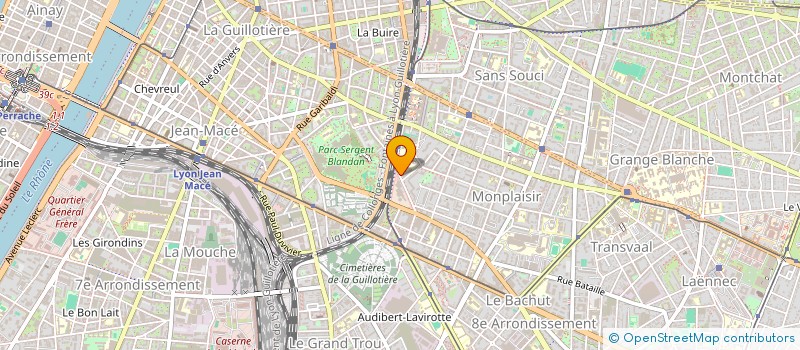 localisation de l'entreprise MADAME MAEVA SIMON  LYON