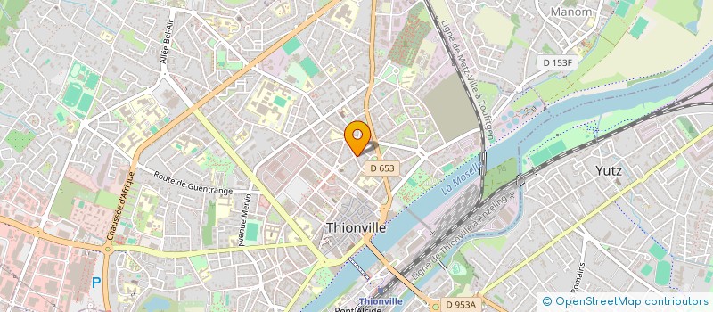 localisation de l'entreprise MADAME MAEVA SOUBEYRAS  THIONVILLE