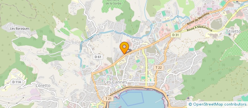 localisation de l'entreprise MADAME MAEVA SPANEDDA à AJACCIO