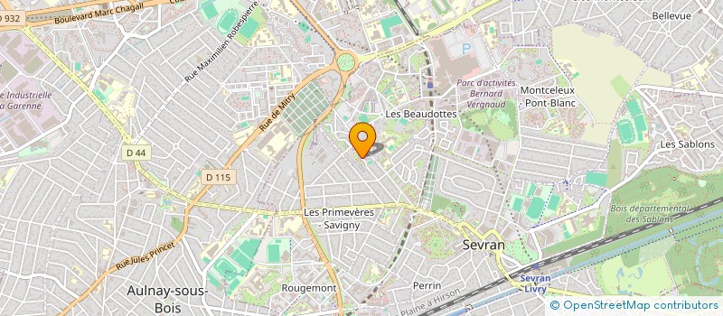 localisation de l'entreprise MADAME MAEVA SUARES à SEVRAN