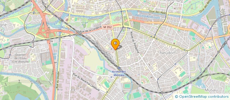 localisation de l'entreprise MADAME MAEVA SZPIRGLAS à STRASBOURG