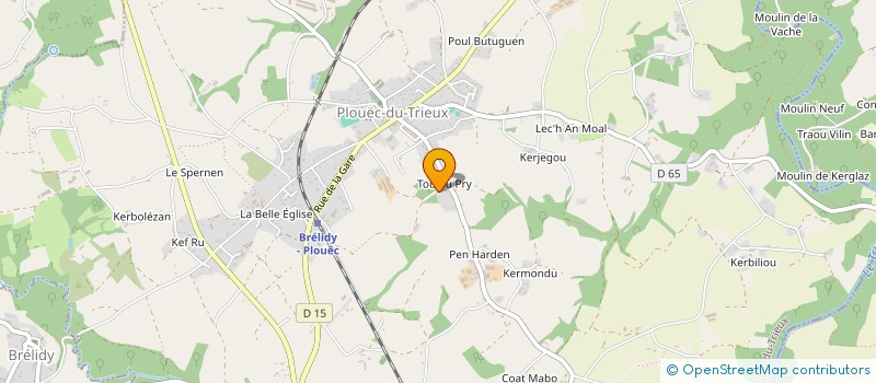 localisation de l'entreprise MADAME MAEVA TEIXEIRA DA SILVA EIRAS  PLOUEC-DU-TRIEUX