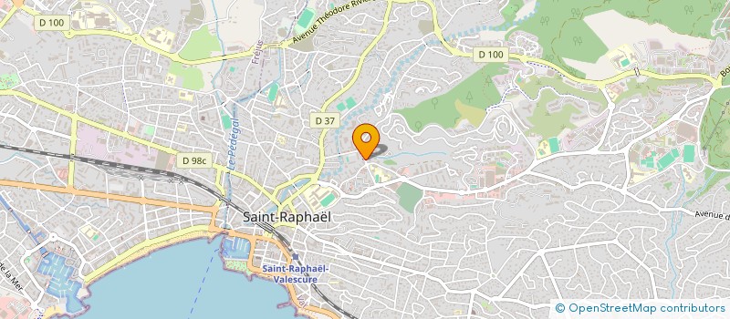 localisation de l'entreprise MADAME MAEVA TESTA  SAINT-RAPHAEL