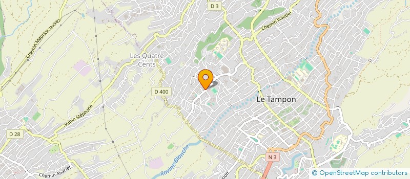 localisation de l'entreprise MADAME MAEVA THEVENIN--VADON  LE TAMPON