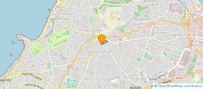 localisation de l'entreprise MADAME MAEVA TOUCHET à ANGLET