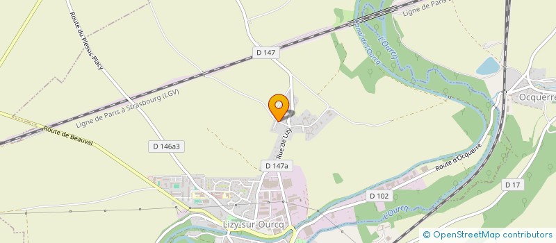 localisation de l'entreprise MADAME MAEVA TOURNEUX  LIZY-SUR-OURCQ